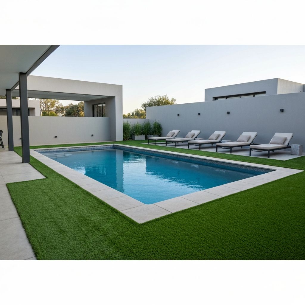 Pool surround installation