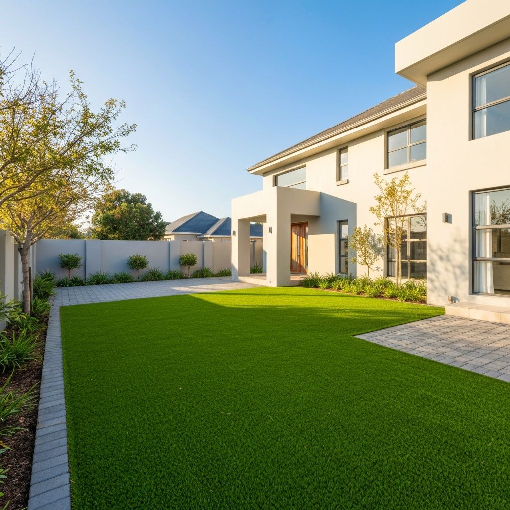 Residential lawn installation